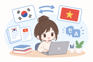 Mau Kiem tra ban dich tieng Han truoc khi ban giao